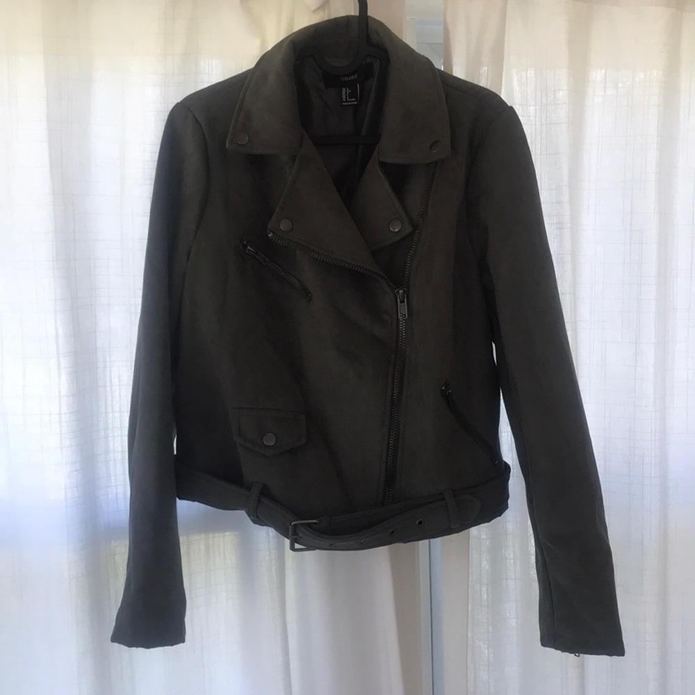 Forever 21 • Velvet Moto Jacket